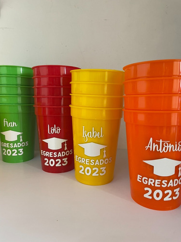 30 Vasos Personalizados C/sorbetes Milkshake C/vinilo Corte