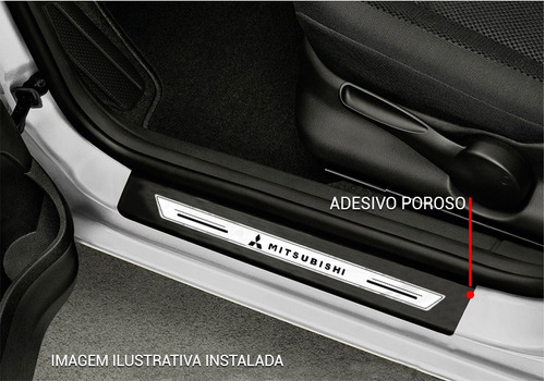 Imagem 2 de 2 de Soleira Porta Premium Pajero Tr4 05 2006 Á 2014 2015 -branco