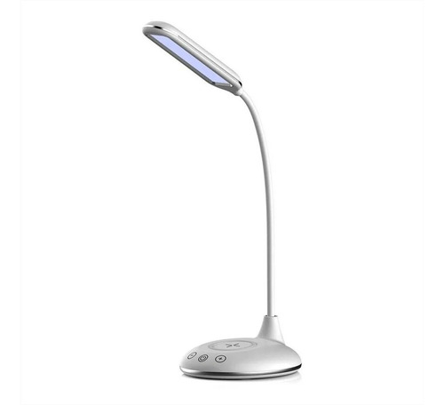 Lámpara Led Mesa Y Cargador Inalámbrico 3 Luces Con Dimmer