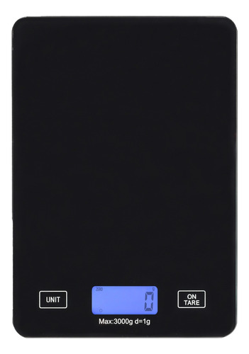Balanza Digital Cocina Alimentos 5kg Alta Precision Femmto Color Negro