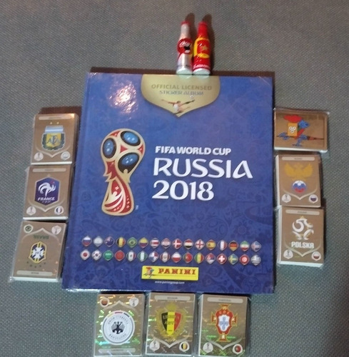 Álbum Mundial De Rusia 2018 Completo + 2 Minimundialistas