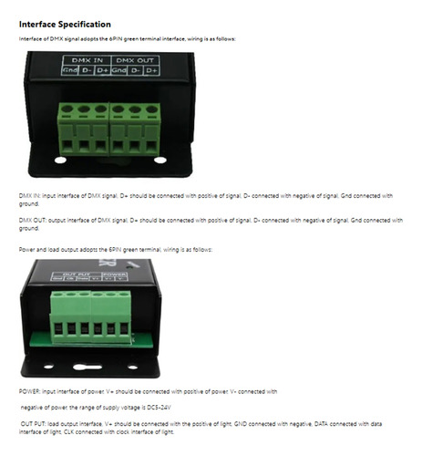 Para Ws2811 Ws2812, Decodificador Dmx A Spi, 10 Tipos De P D
