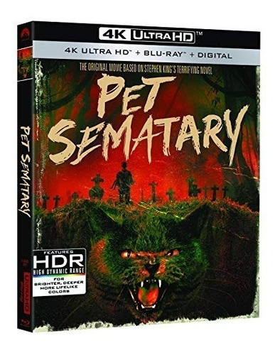 4k Uhd + Blu-ray Pet Sematary Cementerio De Animales (1989)