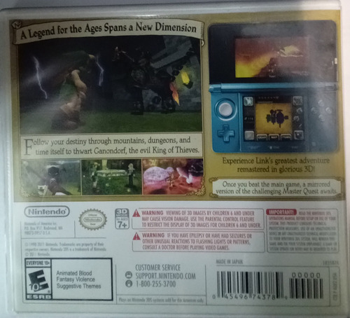 The Legend Of Zelda Ocarina Of Time Nintendo 3ds Lord Toys (Usado)