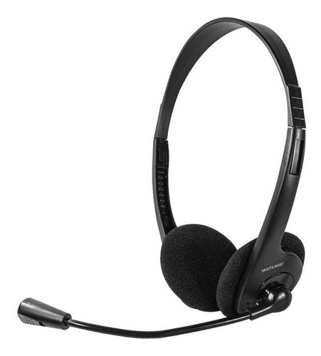 Fone Para Notebook E Pc C/ Microfone Headset P2 Preto- Ph002