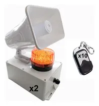 Comprar 2 Alarmas Vecinal + 10 Controles Remotos