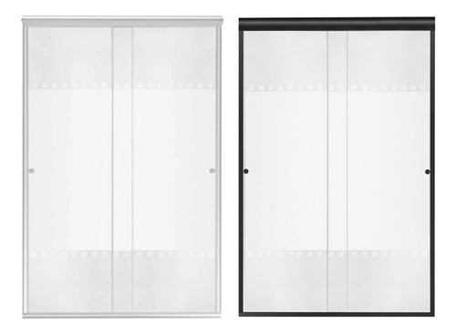 Cancel De Baño Con Vidrio Templado 100 A 120 Cm. Bco O Ngr