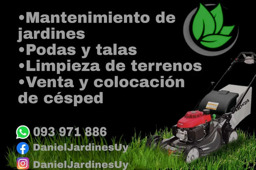 Jardinero Limpieza De Terreno Poda, Tala Y Retroexcavadora