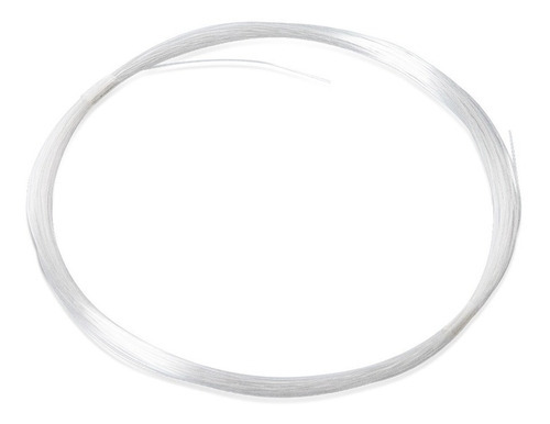 02 - Línea de pesca Leader 100% de fluorocarbono, 0.60 mm, color blanco