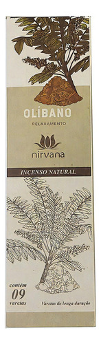 Incenso Nirvana Natural De Longa Duração 20 Aromas Para Você Fragrância Olíbano