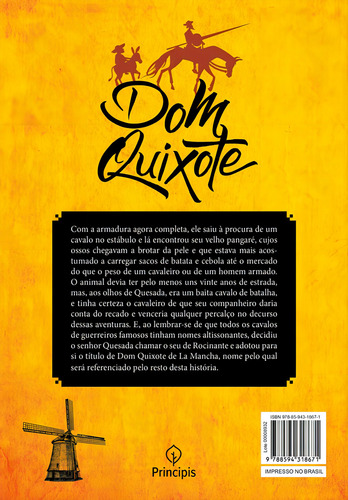 Dom Quixote, De De Cervantes, Miguel. Ciranda Cultural Editora E Distribuidora Ltda., Capa Mole Em Português, 2019 (Usado)