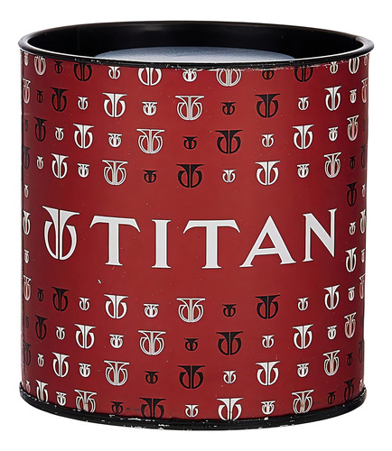 Reloj Analógico Titan Con Esfera Plateada Para Hombre - 1650ym05