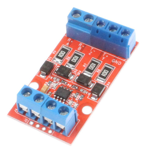 Rs422 Ttl Uart Mcu Puerto Serie Mutua Señal Modulo Rojo