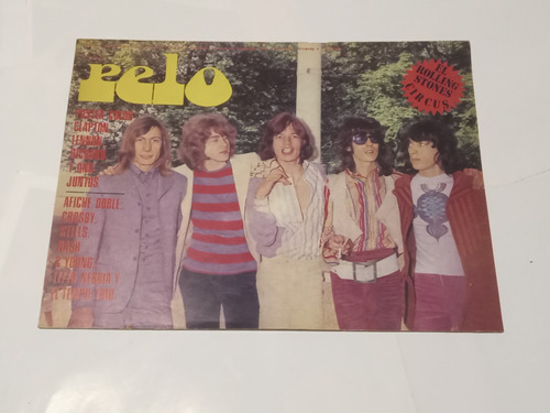 Revista Pelo 23 Tapa: Rolling Stones. Poster Clapton Lennon