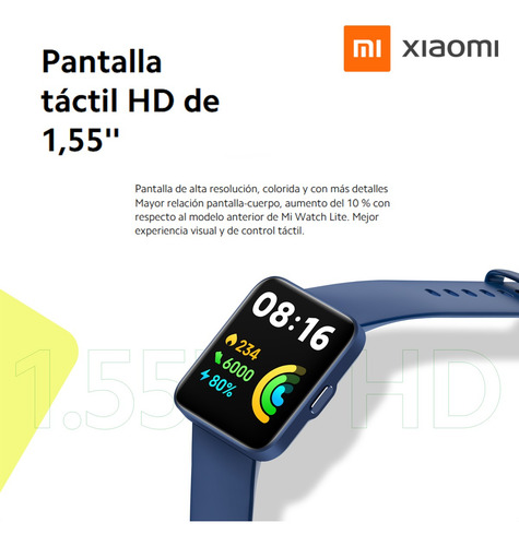Xiaomi Redmi Watch 2 Lite, Smartwatch / Reloj Inteligente