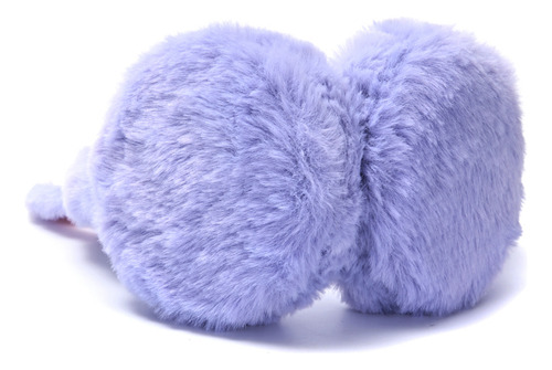 Orejera Skora De Peluche Infantil Orejitas Piel Tun Tunishop Color Violeta Diseño De La Tela N/a