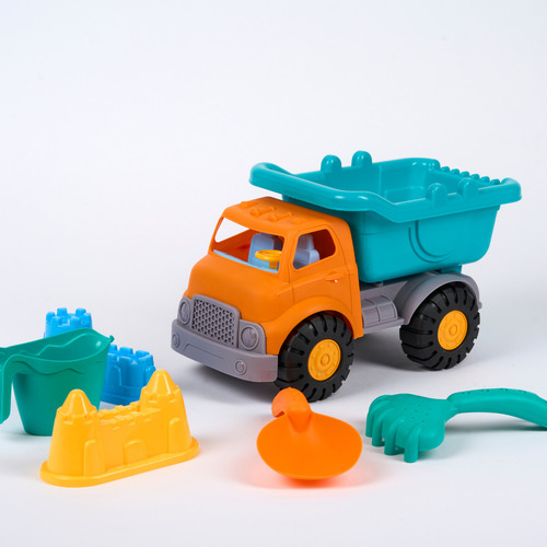 Juego De Playa Juguete Camión Con Volqueta Y Accesorios