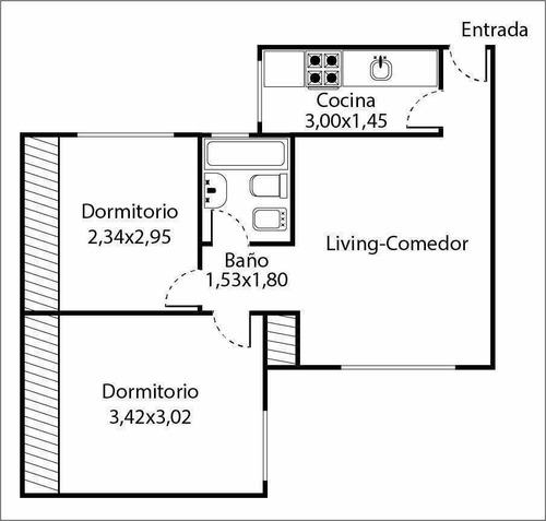 Venta - Depto 3 Ambientes - Almagro