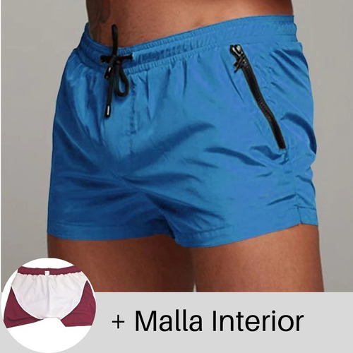 Pantaloneta Corta Hombre, Para Baño Piscina Playa Sexy