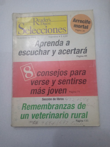 Revista Selecciones Diciembre 1995 Arrecife Mortal (64)