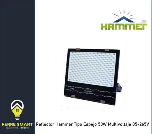 Reflector Hammer 50w 6500k Ip65