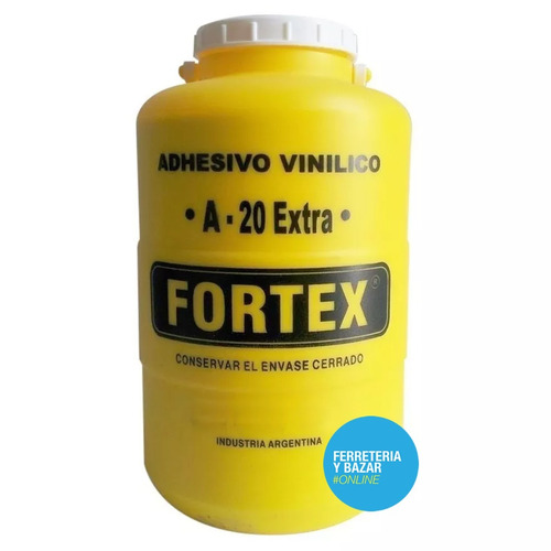 Adhesivo Vinilico Cola Carpintero Fortex A 20 X 6 Kg R Mejia