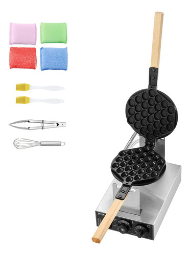 Vevor Máquina Para Hacer Waffles Con Burbujas Y Huevos 1400w