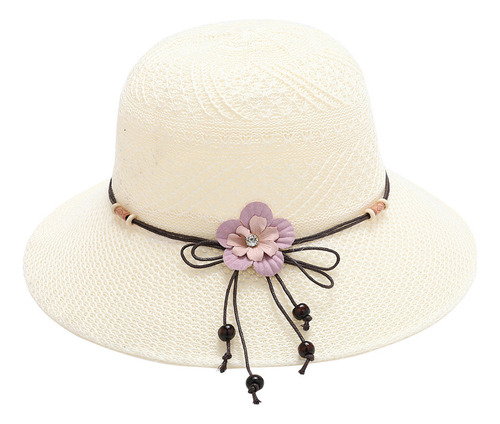 . Sombrero Plegable A La Moda Para Mujer, Color Bowknot