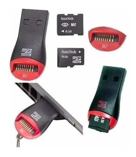 Lector Adaptador Memoria Micro Sd Usb-2.0