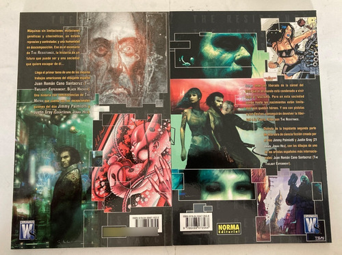 Comic Wildstorm: The Resistance. 2 Tomos, Historia Completa. Editorial Norma
