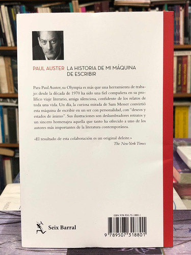 Imagen 2 de 2 de La Historia De Mi Máquina De Escribir - Paul Auster