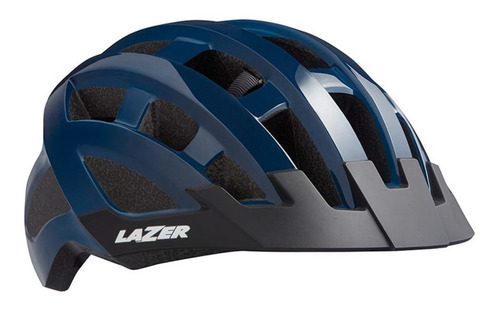 Capacete de ciclismo Lazer Compact Mtb, cor azul escuro, tamanho único, ajustável
