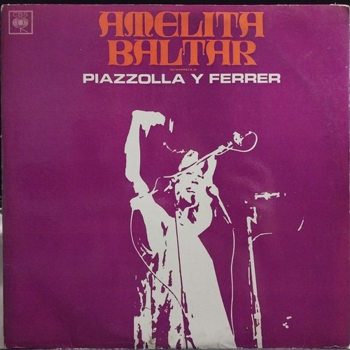 Amelita Baltar Interpreta Piazzolla Ferrer Tapa Y Vinilo 8 