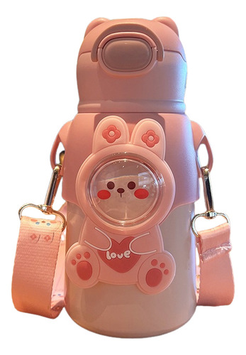 Vaso Para Niños Con Popote 500ml Acero Inoxidable