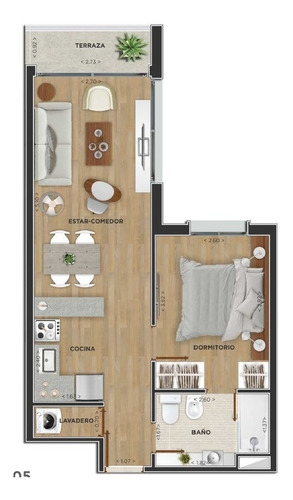 Imagen 3 de 10 de Venta Apartamento 1 Dormitorio Con Patio Centro Montevideo