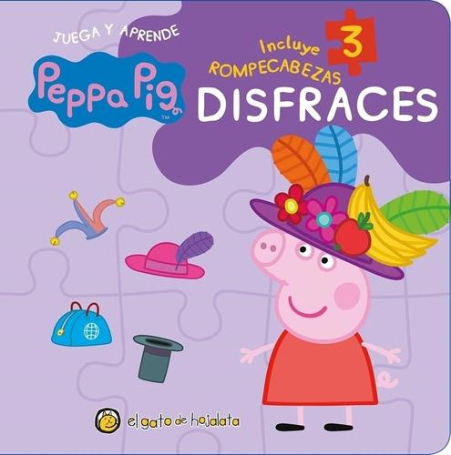 Disfraces - Juega Y Aprende Peppa Pig - 3 Rompecabezas 