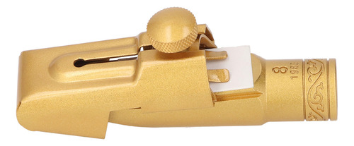 Boquilla Plana Para Saxofón Soprano En Forma De B, Metal De