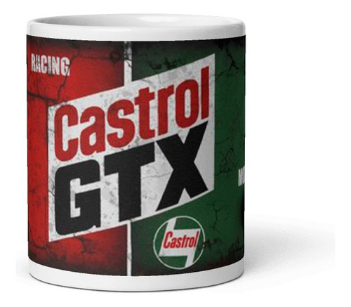 Taza Castrol Gtx Auto Fierreros Taza Ceramica