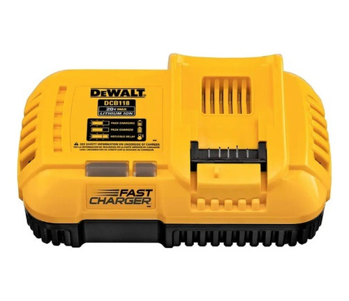 Cargador Flexvolt Litio Ion 20v-60v Dewalt Dcb118-b2