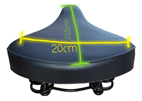 Imagen 6 de 10 de Silla O Sillín Asiento De Resorte Para Bicicleta
