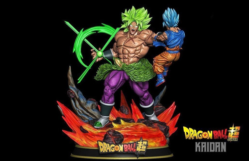Archivo Stl Impresión 3d - Dragon Ball - Broly Vs Goku - Kai