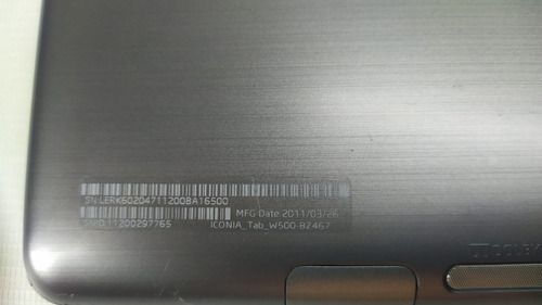 Imagen 4 de 9 de Tablet Acer Iconia W500 Bz467 Para Repusto O Reparar