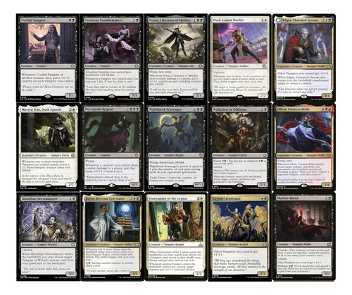 Deck Vampire Commander Vampire Vampire Edgar Markov Mardu Ne