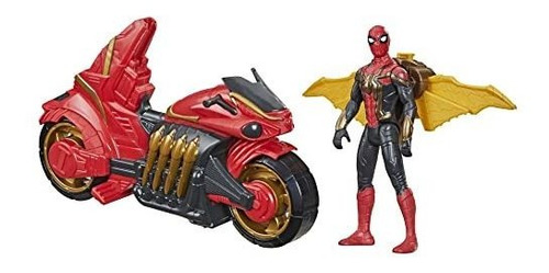Spider-man Marvel 6-inch Jet Web Cycle Vehículo Y C9t1 7