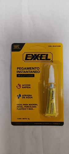 Pegamento Instantaneo 3g Exxel 10437