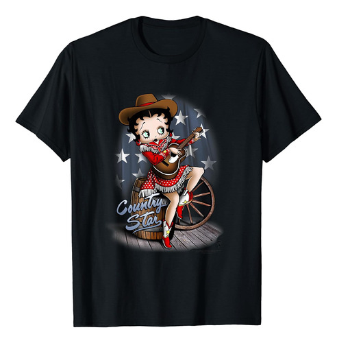 Camiseta Betty Boop Country Star