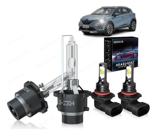 .. D2s Hid Xenón Faro + 9006 Led Kit De Luz Antiniebla 6000k