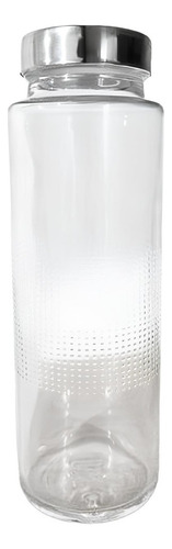 Botella De Vidrio Con Tapa 500 Ml 4 Piezas