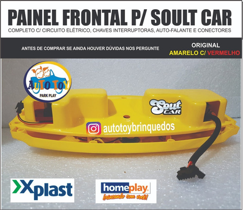 Soult Car 650 - Homeplay - Só O Painel Frontal Completo