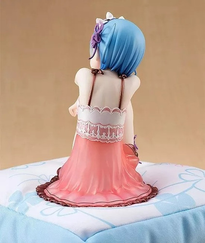 Figura De Colección De Rem De Re:zero, Con Almohada